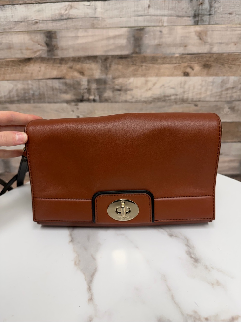 Kate Spade brown Hampton Road Juliana crossbody bag OS